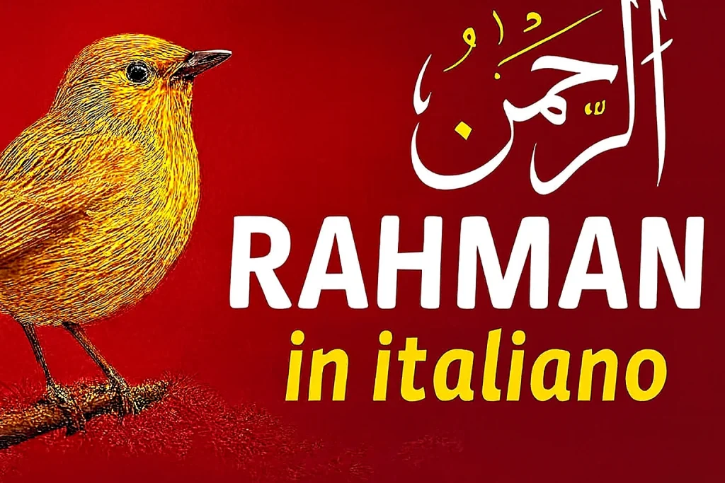Surah Ar Rahman Italian