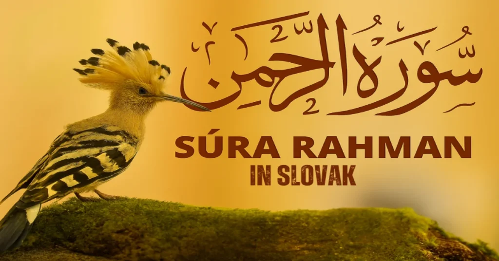 Surah Rahman In Slovak PDF Download